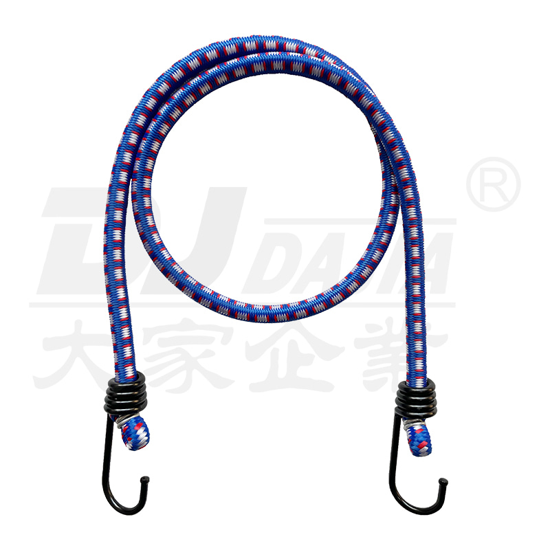 8 mm bungee šnúry s oceľovým háčikom, okrúhle bungee šnúry pre bicykel