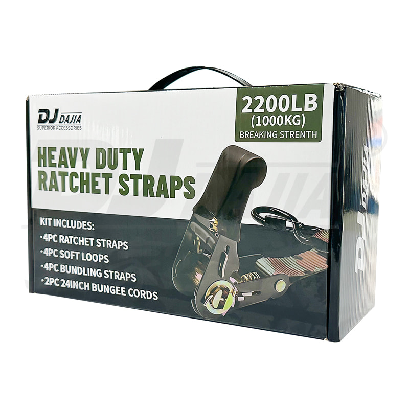 1 "(25 mm) Ratchet Truck Ratchet priviaže popruhy so S Hookom